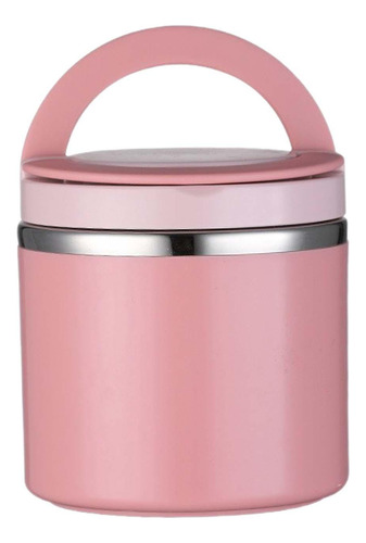 Lancheira Ao Ar Livre Caixa De , Utensílios De 1000ml Rosa