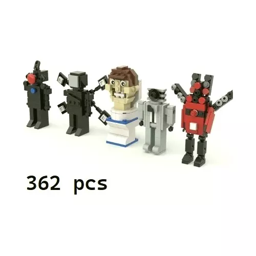 Skibidi Toilets Set De Legos Figuras Para Armar