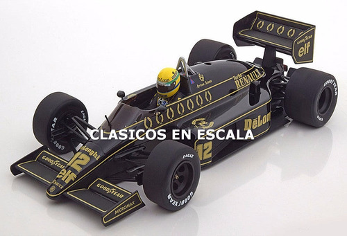 Lotus Renault 98t - 1986 Ayrton Senna - F1 Minichamps 1/18