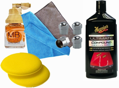 Kit Pulido Ultimate Compound,meguiar´s,perfume,pad,microfi