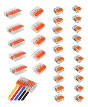 Comprar 30x Conector Rápido Eléctricos Wago Para Unir 2\u002F3\u002F4\u002F5 Cables