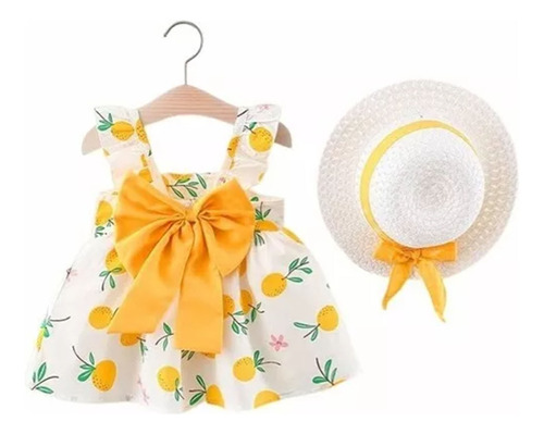 Vestidos Para Bebe Niña Ropa Princessa Sombrero De Plegable