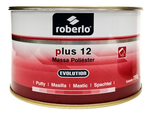 Masilla Plástica Roberlo Incluye Catalizador 0.750 Kgs 