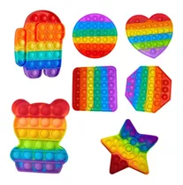 Comprar Juguete Pop It Para Niños Antiestrés Silicón Toys Sensorial