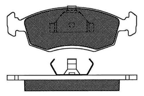 Pastilla De Freno Ford --escort Xr3 93/95 Delantera