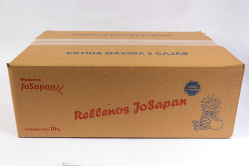 Relleno De Fresa, Caja Con 6 Kg.