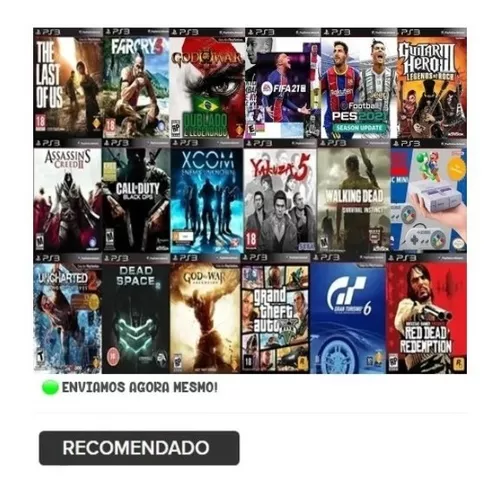 Combo 3000 Jogos Para Ps3 - Mídia Digital ( Leia Descrição) - Escorrega o  Preço