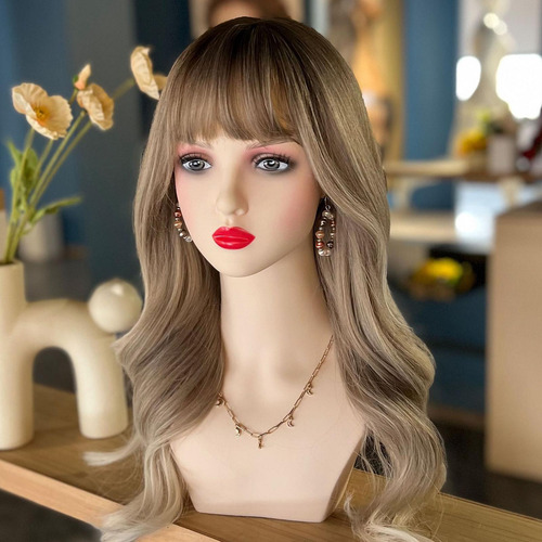 Cabezal De Maquillaje Mannequin Pvc Head Estable Stand Head