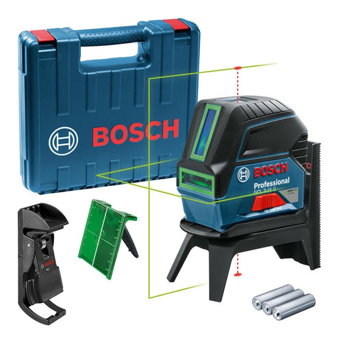 Nivel Laser Combinado 2 Lineas Y Plomada Bosch Gcl 2-15 G