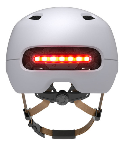 Casco Inteligente Led C20 Talla L Blanco