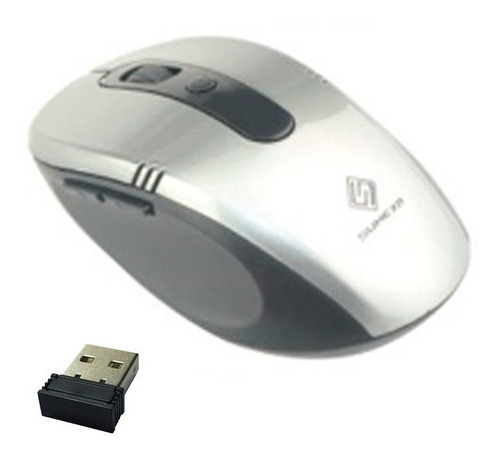 Imagem 1 de 3 de Mouse Sem Fio Wifi Usb 1600dpi Optico 3d Qualidade Cor Prat2