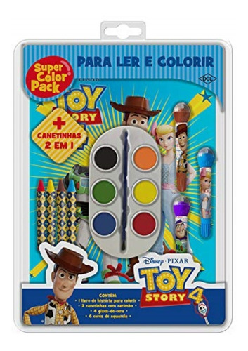 Livro Disney - Super Color Pack - Toy Story 4