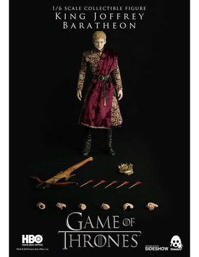 King Joffrey Baratheon Game Of Thrones Threezero 1/6 Scale