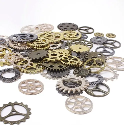 Engranajes Steampunk Antiguos Metalicos A Colgado