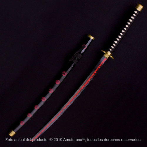 Imagen 2 de 9 de Espada Katana Roronoa Zoro Shusui One Piece Colección