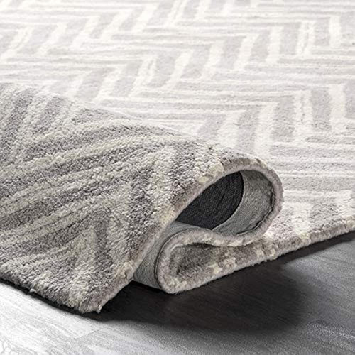 Nuloom Alex Hand Tufted Wool Runner Rug, 2' X 6', Beige