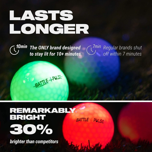 Imagen 3 de 6 de Pelotas Golf Con Malla Pelotas De Golf Resiste Con Luz Led