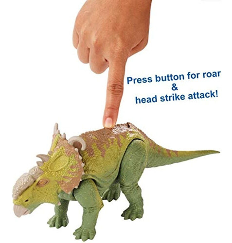 Imagen 2 de 5 de Mundo Jurásico Roarivores Sinoceratops