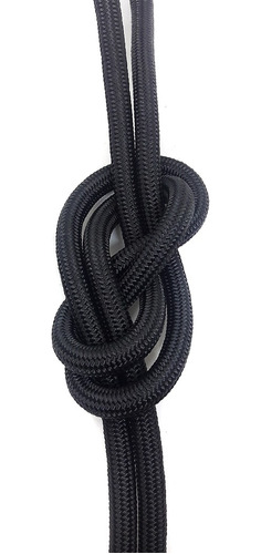 50mts Cuerda Soga Semiestática 10,2mm Negra Escalada Rappel