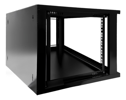 Mini Rack / Parede 6u X 670mm Desmontável Cor Preto