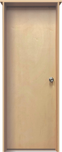 Puerta Interior Marco 10cm En Madera Dura 65x205 Izq