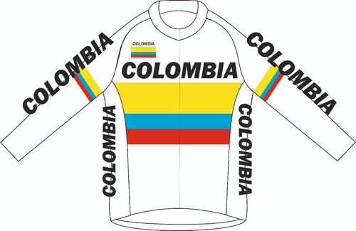 Camiseta De Ciclismo De Colombia, Saldo Exportacion Mga Larg