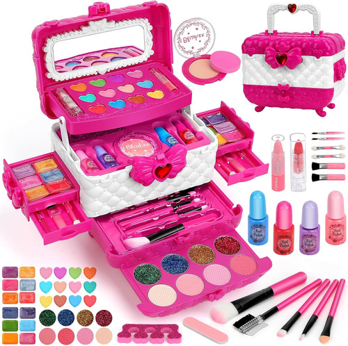 Kit De Maquillaje Para Niñas Portatil- Makeup Play Set 