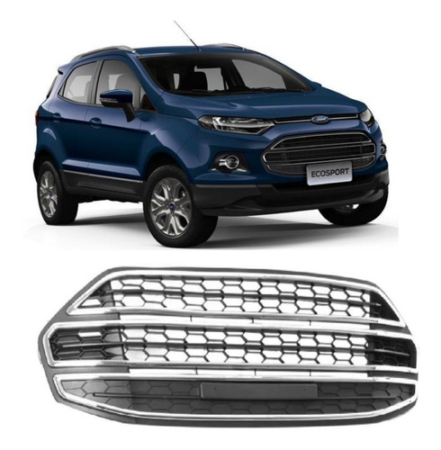 Parrilla Inferior Ford Ecosport Kinetic 2013 Al 2017 Cromada