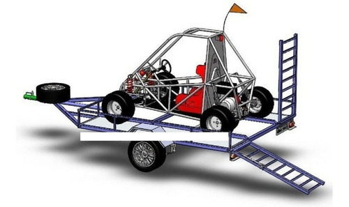 Projeto De Reboque Para Kart Cross E Mini Buggie