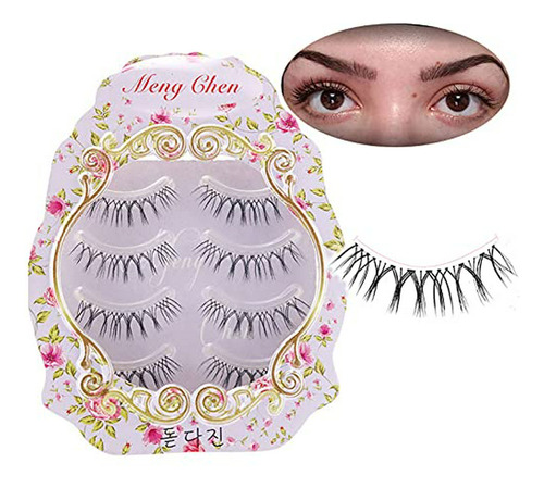 Pestañas Postizas - Lasgoos 5 Pairs Fake Eyelashes Natural L