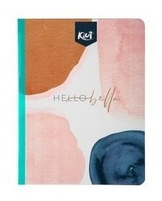 Imagen 7 de 9 de Cuaderno Cosido Kiut Mediano Rayado 100 Hojas + Stickers
