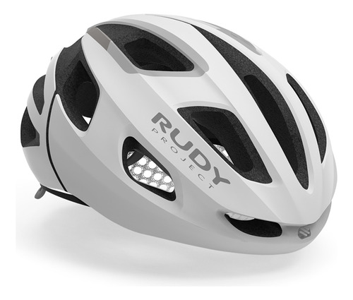 Casco Ciclismo Rudy Project Strym Blanco Stealth Mate