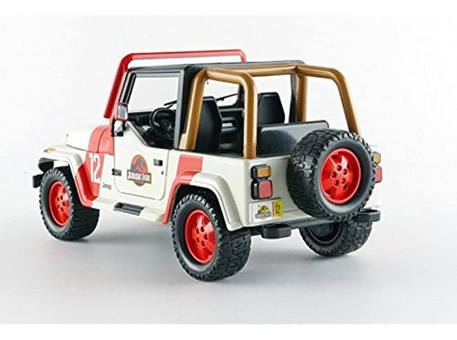 Carro/Camioneta en miniatura Jeep Wrangler 1992 1:24 color blanco