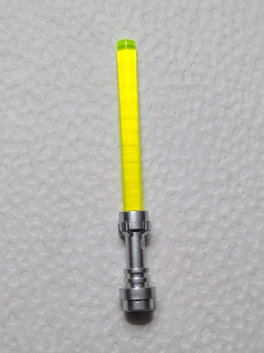 Lego Star Wars Repuesto Sable Amarillo Empuñadura Gris M