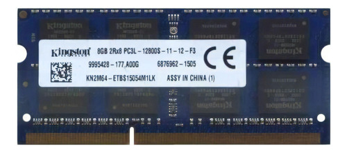 Memoria RAM 8GB 1 Kingston KN2M64-ETB