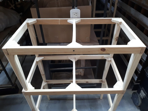 Esqueleto Pie De Cama Para Tapizar 45cmx80cmx40cm De Altura