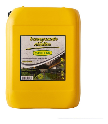 Desengrasante Alcalino Biodegradable Castelan 20 Lts