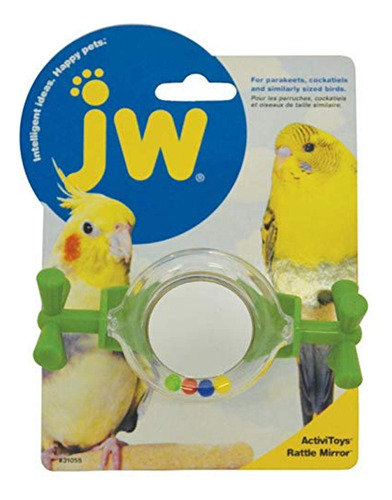 Jw Pet Company Activitoy - Espejo De Sonajero Pequeno Para P