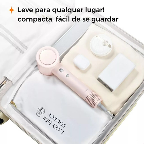 Secador De Cabelo Gaabor Supersonic 110.000 Rpm Profissional Cor Rosa 127V