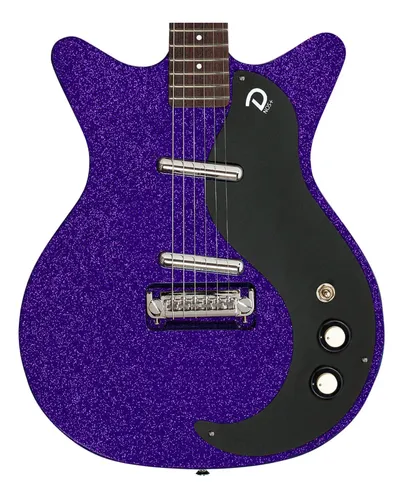 Guitarra Danelectro Vintage 59 Purple Metalflake Blackout | Frete