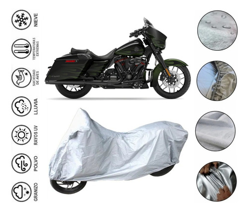 Cubre Impermeable Moto Para Harley Davidson Cvo Street Glide