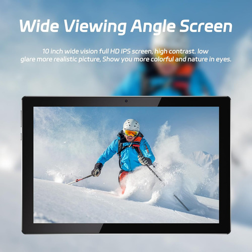 Android 15 Tablet 10 Inch, 2 In1 Tablets With Keyboard Ca...