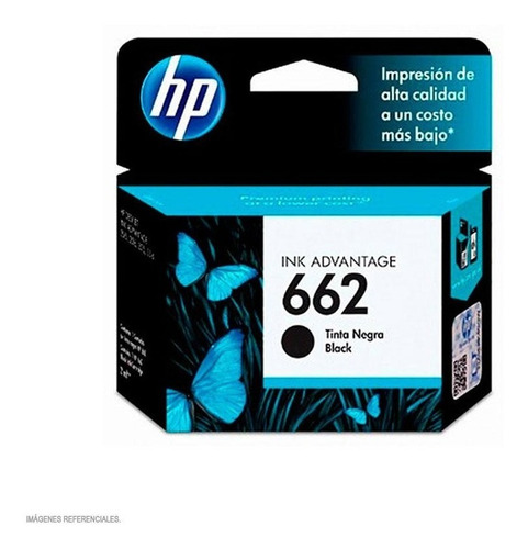 Tinta Hp 662 Cz103al Negro Para  Deskjet Ink Advantage