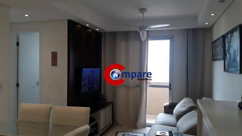 Apartamento Com 2 Dormitórios À Venda, 58 M² Por R$ 315.000 - Vila Milton - Guarulhos/sp - Ap9616