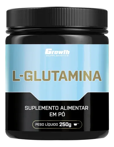 L-Glutamina 250g Growth Supplements - Sem Sabor em Pó
