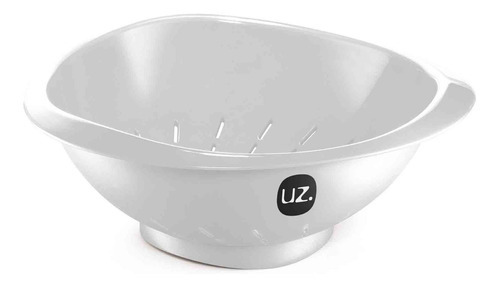 Escorredor De Massas Macarrão Alimentos 30cm Plástico Uz Cor Branco