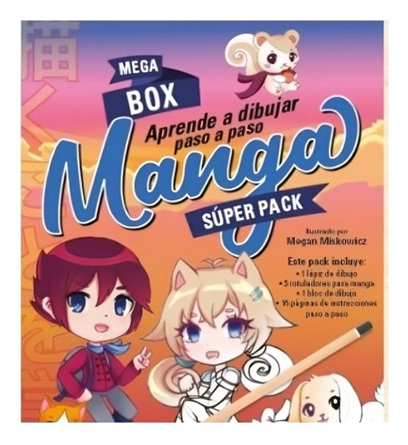 Libro Mega Box: Como Dibujar Manga /el Gato De Hojalata