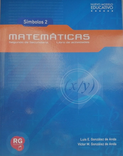 Libro Simbolos 2 Matematicas Libro De Actividades Sec.