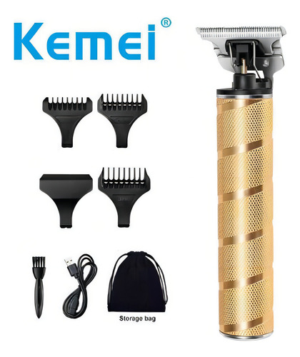 Kit 2 Máquina De Cabelo E Corte Kemei 1986 + T9 Acabamento