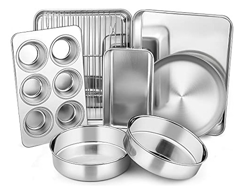 Juego De Utensilios Para Hornear, Horno Tostador E-far, 8 Pi